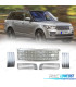 KIT GRIGLIA GRIGLIE PER RANGE ROVER VOGUE 13-17 LOOK SV AUTOBIOGRAPHY ARGENTO CROMATO