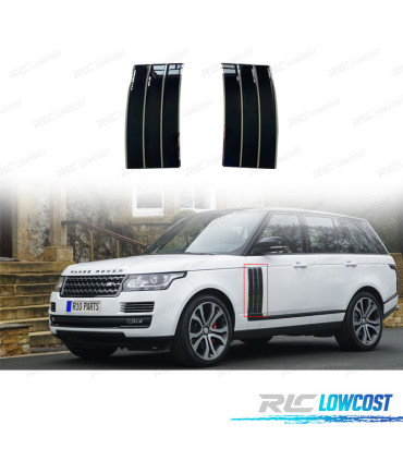 PRESE D'ARIA LATERALI RANGE ROVER VOGUE 13-17 LOOK SVA AUTOBIOGRAPHY NERO LUCIDO CROMATO