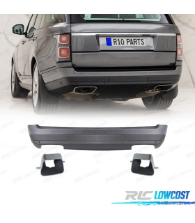 PARAURTI POSTERIORE RANGE ROVER VOGUE 18- + TERMINALI DI SCARICO