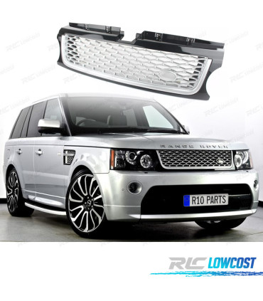 GRIGLIA PER RANGE ROVER SPORT 10-13 NERO LUCIDO ARGENTO