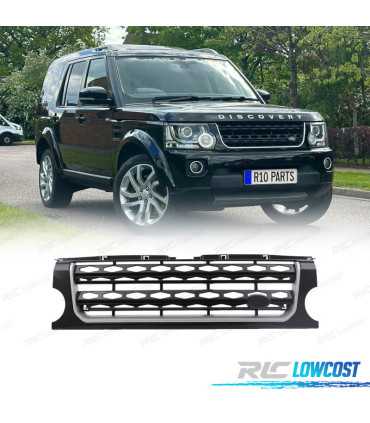 GRIGLIA LAND ROVER DISCOVERY III 05-09 LOOK DISCOVERY 4 NERO LUCIDO BORDO CROMATO