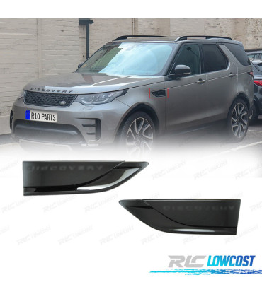 PRESE D'ARIA LATERALI PER LAND ROVER DISCOVERY V 17- LOOK DINAMICO NERO LUCIDO