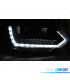 FARI PER VOLKSWAGEN VW T5 GP 09-14 DRL NERI CON FRECCIA LED DINAMICA