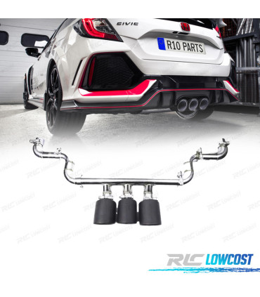 LINEA DI SCARICO PER HONDA CIVIC 16-20 LOOK TYPE R