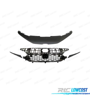 GRIGLIA PER HONDA CIVIC 22- LOOK TYPE R NERO LUCIDO