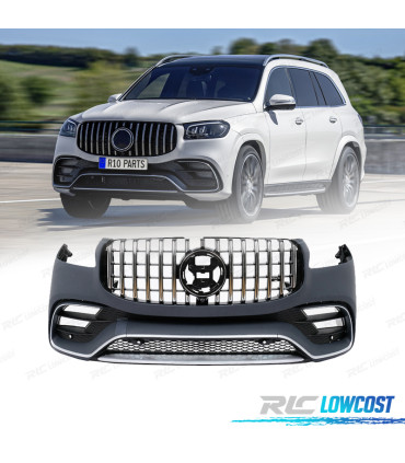 PARAURTI ANTERIORE PER MERCEDES W167 C167 20- LOOK GLS 63