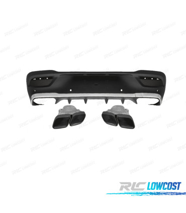 DIFFUSORE MERCEDES C167 COUPE 20- LOOK GLE 63 NERO ARGENTO