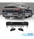 DIFFUSORE MERCEDES C167 COUPE 20- LOOK GLE 63 NERO ARGENTO