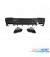 DIFFUSORE MERCEDES C167 COUPE 20- LOOK GLE 63 NERO