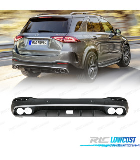 DIFFUSORE MERCEDES W167 20- LOOK GLE 53 NERO CROMATO