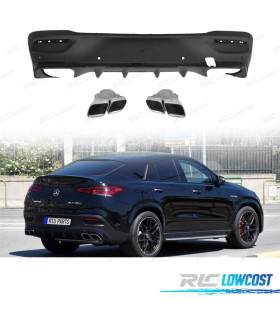 DIFFUSORE MERCEDES C167 COUPE 20- LOOK GLE 63 NERO OO---OO