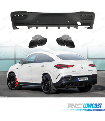 DIFFUSORE MERCEDES C167 COUPE 20- LOOK GLE 63 NERO