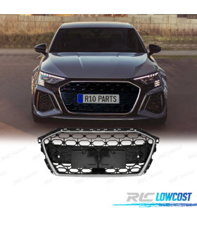 GRIGLIA AUDI A3 8Y 21- LOOK RS3 ARGENTO