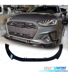 SPOILER LIP ANTERIORE AUDI A4 21- LOOK SPORT NERO LUCIDO