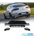 DIFFUSORE PER MERCEDES C253 20-22 LOOK GLC COUPE 63 NERO CROMATO