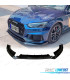 SPOILER LIP ANTERIORE PER AUDI A5 17-20 LOOK RS5 ABT NERO LUCIDO
