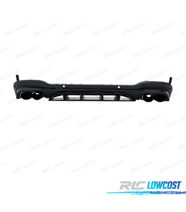 DIFFUSORE PER MERCEDES X253 20-22 LOOK GLC 43 NERO