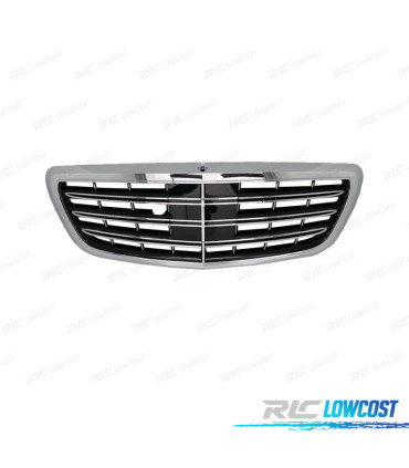 GRIGLIA PER MERCEDES W222 18-20 LOOK S63 NERO CROMATO
