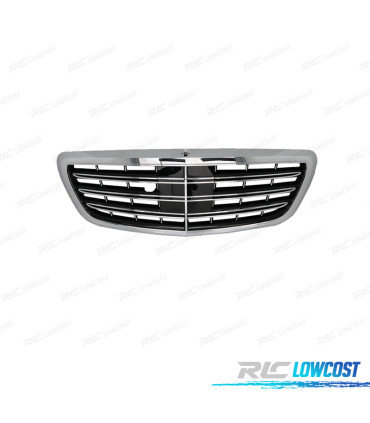 GRIGLIA PER MERCEDES W222 18-20 LOOK S63 NERO CROMATO