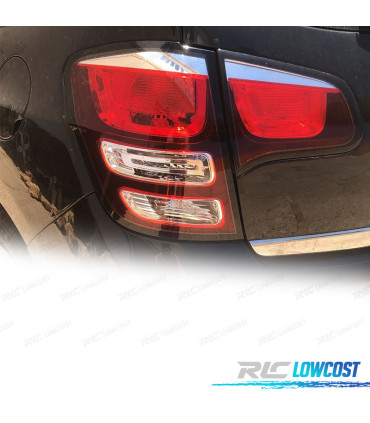 FANALE SINISTRO PER CITROEN C3 RESTYLING 13-16 BIANCO ROSSO