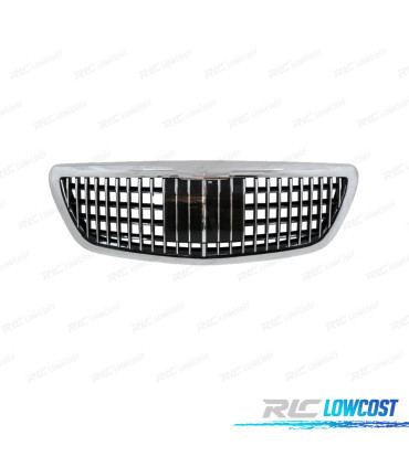 GRIGLIA PER MERCEDES W222 18-20 LOOK MAYBACH NERO CROMATO