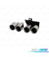 TERMINALI SCARICO BMW F10 F11 F12 F13 10- IN ACCIAIO INOX CROMATO