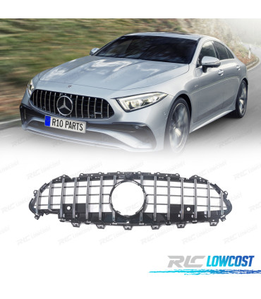 GRIGLIA PER MERCEDES W257 18-24 LOOK GTR NERO CROMATO
