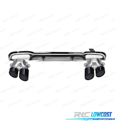 DIFFUSORE MERCEDES W213 21-23 LOOK E53 NERO CROMATO