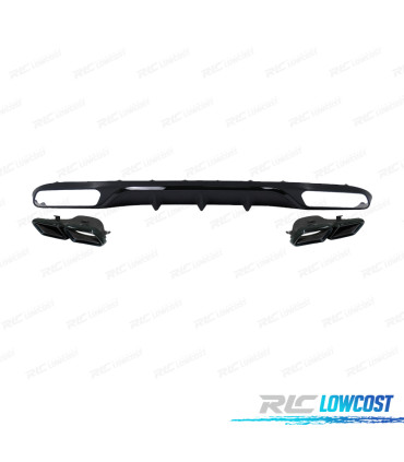 DIFFUSORE MERCEDES W213 16-20 LOOK E63 TERMINALI DI SCARICO