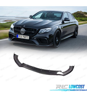 SPOILER LIP MERCEDES W213 16-20 LOOK BRABUS NERO LUCIDO