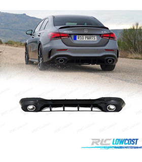DIFFUSORE MERCEDES CLASSE A V177 AMG 18- LOOK A35 + TERMINALI DI SCARICO