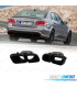 TERMINALI SCARICO MERCEDES W212 14-15 LOOK E63 NERO LUCIDO