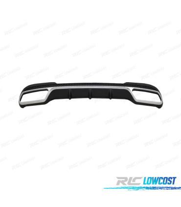 DIFFUSORE MERCEDES W212 14-15 LOOK E63 NERO CROMATO