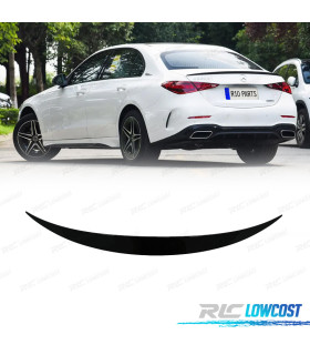 SPOILER ALARE PER MERCEDES W206 22- LOOK AMG C63 NERO LUCIDO