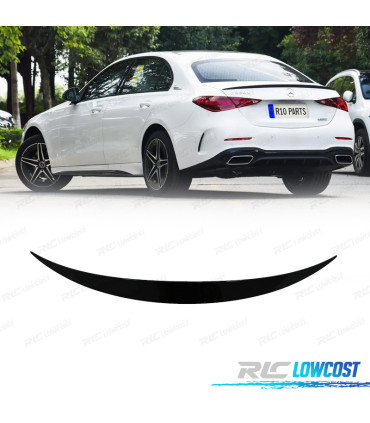 SPOILER ALARE PER MERCEDES W206 22- LOOK AMG C63 NERO LUCIDO