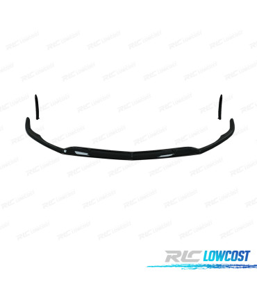 SPOILER LIP MERCEDES W205 C205 15-21 ASPECTO C63 NERO LUCIDO