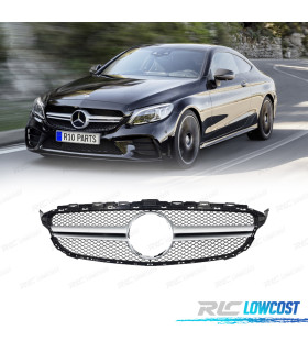 GRIGLIA PER MERCEDES W205 19-21 LOOK AMG ARGENTO