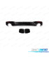 DIFFUSORE PER AUDI A7 19-23 LOOK RS7 NERO LUCIDO