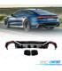 DIFFUSORE PER AUDI A7 19-23 LOOK RS7 NERO LUCIDO CROMATO