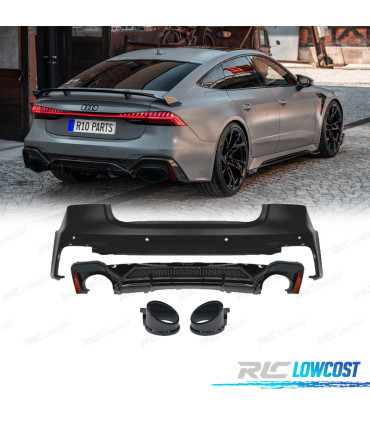 PARAURTI POSTERIORE AUDI A7 A7L 19-23 LOOK RS7 ABT