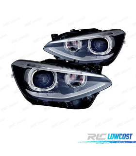 FARI BMW F20 F21 10-14 XENON LED FONDO NERO
