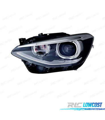 FANALE SINISTRO XENO PER BMW F20 F21 10-14 LED FONDO NERO
