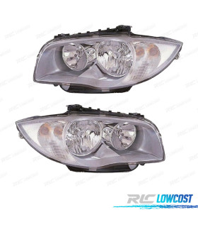 FARI BMW E87 E88 E82 E81 COUPE CABRIO ARGENTO