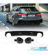 DIFFUSORE PER AUDI A6 19-24 LOOK RS6 NERO LUCIDO