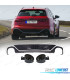 DIFFUSORE AUDI A6 19-24 LOOK RS6 NERO CROMATO