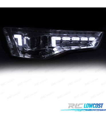 FARI PER AUDI A5 11-16 A LED CROMATI