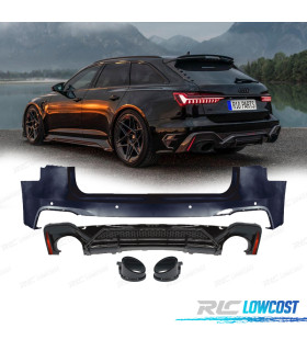 PARAURTI POSTERIORE AUDI A6 AVANT 19-24 LOOK RS6 ABT