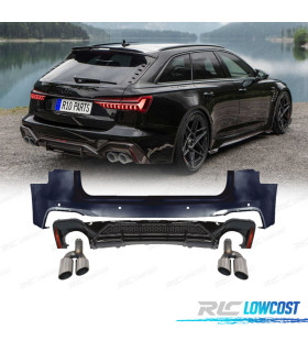 PARAURTI POSTERIORE AUDI A6 AVANT 2019-2024 LOOK RS6 ABT