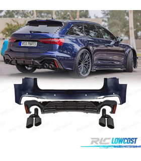 PARAURTI POSTERIORE PER AUDI A6L 19-24 LOOK RS6-ABT