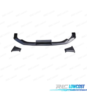 SPOILER LIP PER AUDI A6 19-24 LOOK RS6-ABT NERO LUCIDO
